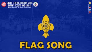 FLAG SONG WITH LYRICS  THE BHARAT SCOUTS AND GUIDES  SCRBSG [upl. by Togram]