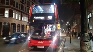 Shabby FRV  TFL Bus Route N207 Holborn  Uxbridge  2561  YX17NVH  Abellio London [upl. by Attevad]