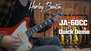 Harley Benton JA60CC Dakota Red  Quick Test [upl. by Freddi]