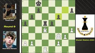 Hans Moke Niemann vs Pouya Idani  Sharjah Masters 2024 [upl. by Vaclava]