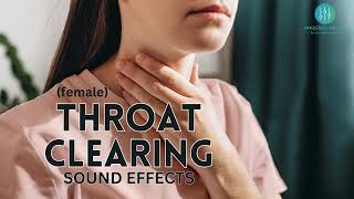 THROAT CLEARING Sound Effects  Free to use [upl. by Sutherlan]