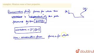 What are conservative and nonconservative forces explain with examples [upl. by Ailsun531]