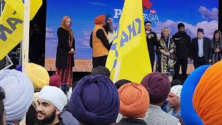 Pierre Poilievre at Vaisakhi Mela parade in surrey bc [upl. by Naerol]