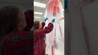 We create the largest cheesecloth ghost ever [upl. by Trakas]