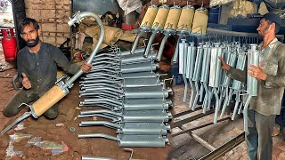 The Manufacturing Of Rickshaw Muffler Complete Rickshaw Muffler Making Process in Factory [upl. by Artaed64]