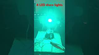 4 LED disco light ￼• with brand new blue led  Dc Motor  motor experiment science dcgearmotor [upl. by Enram]