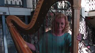 Salzedo procession  like from Preludes Intimes Malgorzata M Sundberg harp [upl. by Abihsat]