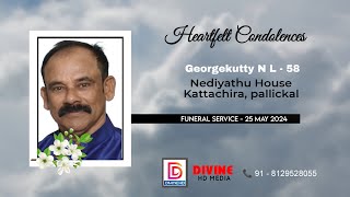 GEORGE KUTTY N  L  58 NEDIYATHU HOUSE KATTACHIRA PALLICKAL P O [upl. by Etselec]