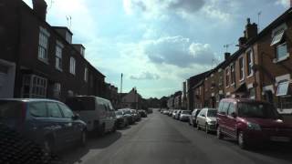 Driving Along Church Row amp Newlands Pershore Worcestershire England 22nd June 2014 [upl. by Whatley]