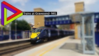 Trains At 30 Gravesend NKL 16062017 [upl. by Foote]