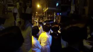 Chasidim Dance After Reciting Kiddush Levana Motzei Yom Kippur [upl. by Naaman362]