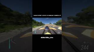 Jaguar Sport XJR15 VS Porsche Carrera GT Drag Race Forza Horizon 5 Gameplay shorts [upl. by Atinod]