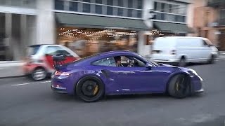 Porsche GT3 RS drive like you stole it Crazy drifts and burnouts in the city [upl. by Odareg]