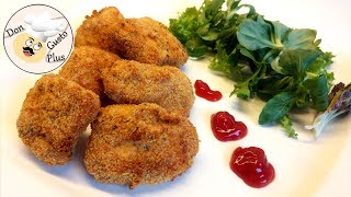 Pollo frito chicken nuggets  Freidora de aire  freidora sin aceite airfryer  Receta [upl. by Docila]