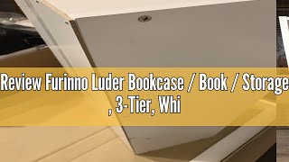 Review Furinno Luder Bookcase  Book  Storage  3Tier White [upl. by Asiil]