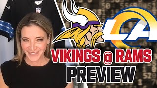 Vikings vs Rams Week 8 Thursday Night Football Preview [upl. by Ilek]