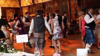 Traditional Ceilidh Dancing at a Scottish Wedding [upl. by Horn]