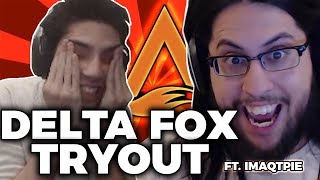 DELTA FOX TRYOUT ft Imaqtpie [upl. by Enelahs689]