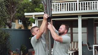 Hills Rotary Clothesline  Installation Video [upl. by Emina90]