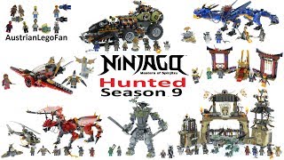 All Lego Ninjago Season 9 Hunted Sets Summer 2018  Lego Speed Build Review [upl. by Mungovan]