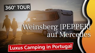 WEINSBERG PEPPER SUITE 2022 Mercedes Benz  Luxus Camping mit dem neuen Mercedes Wohnmobil  Spezial [upl. by Meekar]