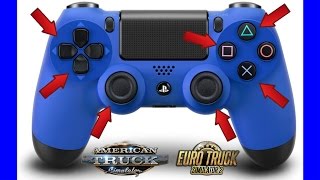 Configuración Control PS4 para American Truck Simulator y ETS2 [upl. by Alice]