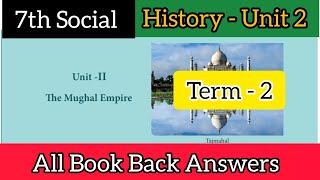 7th social science term 2 history unit 2 book back answers  7th social book back answers [upl. by Ynnaej897]