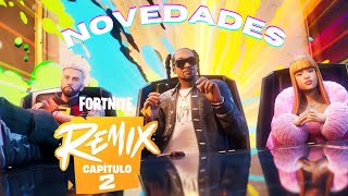 🔥 ¡Fortnite Remix Capítulo 2 es una LOCURA 🚀 Nuevas Armas Vehículos Épicos y Skins Increíbles 😱 [upl. by Maire]