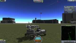 BDArmory Development  SAM Turret Early Test [upl. by Nat]