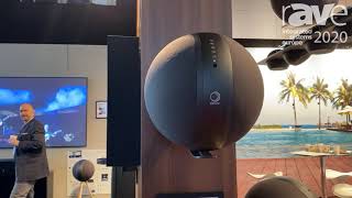 ISE 2020 Elipson Shows Off Its SphereShaped W35 Wireless Speaker [upl. by Abbotson163]