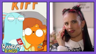 Kiff Calls Kylie Cantrall from Descendants The Rise of Red 📱 Random Rings  Kiff  disneychannel [upl. by Mast]