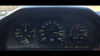 Mercedes W124 300TE 0100 kmh 060 Miles Sprint Oldtimer im Schafspelz [upl. by Shultz]