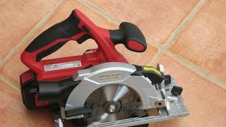 Aldi Cordless Circular Saw Workzone Titanium [upl. by Milda]