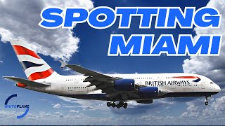 SPOTTING Aeropuerto Internacional MIAMI  MIA Plane Spotting [upl. by Toor]