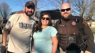 Vermillion County Deputy returns home after being shot 6 pm [upl. by Mera]