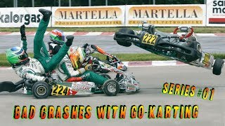 Bad crashes with go karting  series 01 [upl. by Ettevram636]