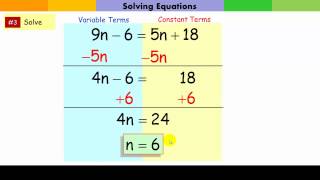 Solving MultiStep Equations [upl. by Ita]