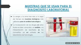 3 DIAGNOSTICO LABORATORIAL DE LAS ADICCIONES [upl. by Adi458]