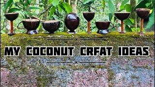 MY COCONUT SHELL CRAFTS IDEAS diy crafts work coconut tech coco diycraft ideas useful [upl. by Paget]