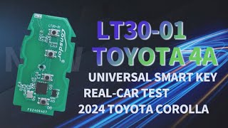 Lonsdor K518 Pro Add LT3001 Smart Keys for 2024 Toyota Corolla [upl. by Greene51]