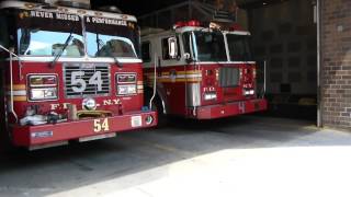 FDNY Engine 54 Ladder 4 and Battalion 9 are first due on a Class III alarm [upl. by Isawk378]