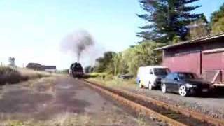 Glenbrook Vintage Rail steam train Greenlane Auckland [upl. by Anerhs]