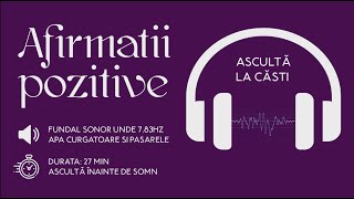 Afirmatii pozitive  Meditatie inainte de somn  300 de afirmatii creatoare  Frecventa 783 Hz [upl. by Gilson]