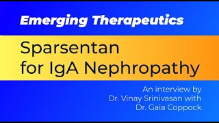 Emerging Therapeutics IgA Nephropathy [upl. by Abad63]