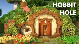 Minecraft  How to build a Hobbit Hole  Tutorial [upl. by Llecrad]