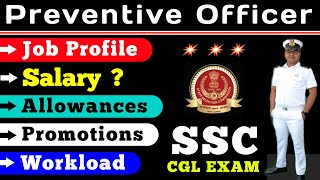 Preventive Officer Job profile  salary  workload  complete details by PO kapil bairwa [upl. by Dorsy52]