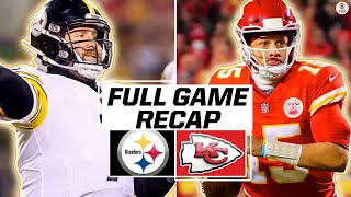 Steelers vs Chiefs Patrick Mahomes throws 5 TD in rout of Pittsburgh  CBS Sports HQ [upl. by Richey685]