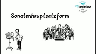 Musiktheorie Sonatenhauptsatzform [upl. by Aimaj790]