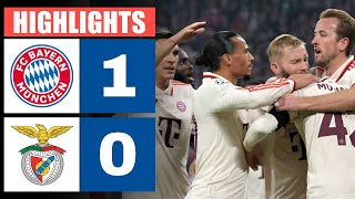 Bayern München gegen Benfica 1  0  HIGHLIGHTS amp GOAL  UEFA Champions League 202425 [upl. by Ail]