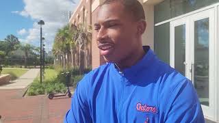 Watch Florida fourstar quarterback commit Tramell Jones Jr talks about his Gators official visit [upl. by Jairia]